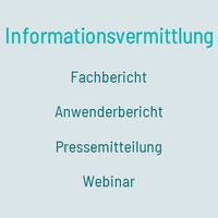 Content-Formate für Informationsvermittlung: Fachbericht, Anwenderbericht, Pressemitteilung, Webinar